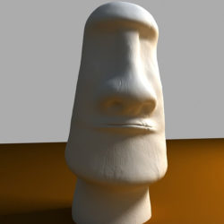 of easter island moai statue 3d model max tiff obj 147558