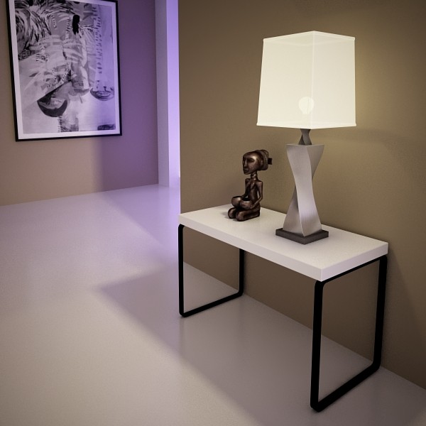 10 table lamps collection 3d model 3ds max fbx obj 135532