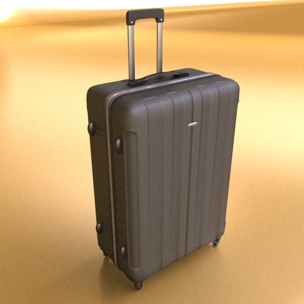 rolling suitcase 01 high detail 3d model 3ds max fbx obj 131571