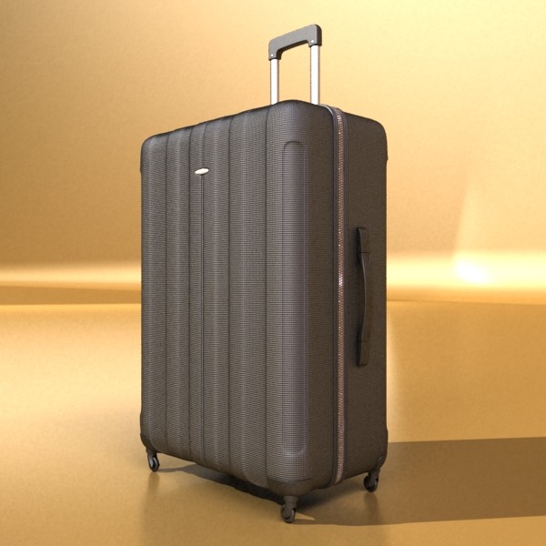 rolling suitcase 01 high detail 3d model 3ds max fbx obj 131572