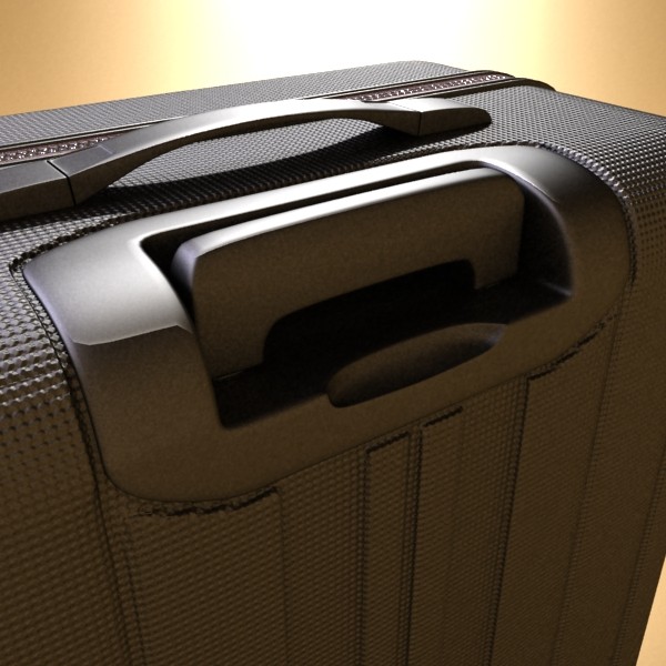 rolling suitcase 01 high detail 3d model 3ds max fbx obj 131579