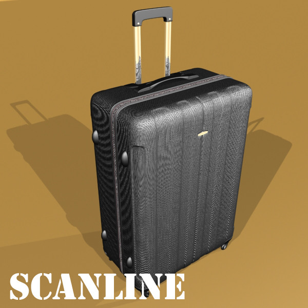 rolling suitcase 01 high detail 3d model 3ds max fbx obj 131580