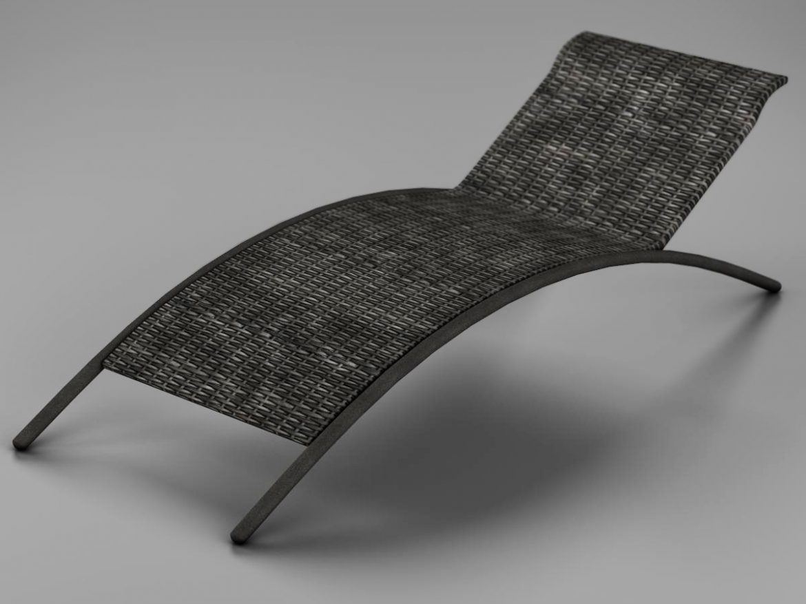 sunbed chair 3d model 3ds max fbx c4d ma mb obj 162639