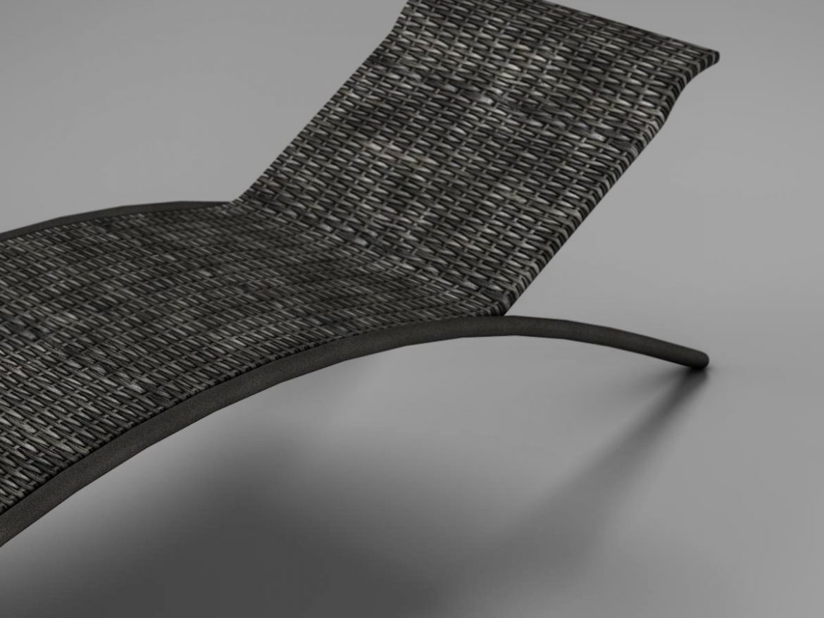 sunbed chair 3d model 3ds max fbx c4d ma mb obj 162643