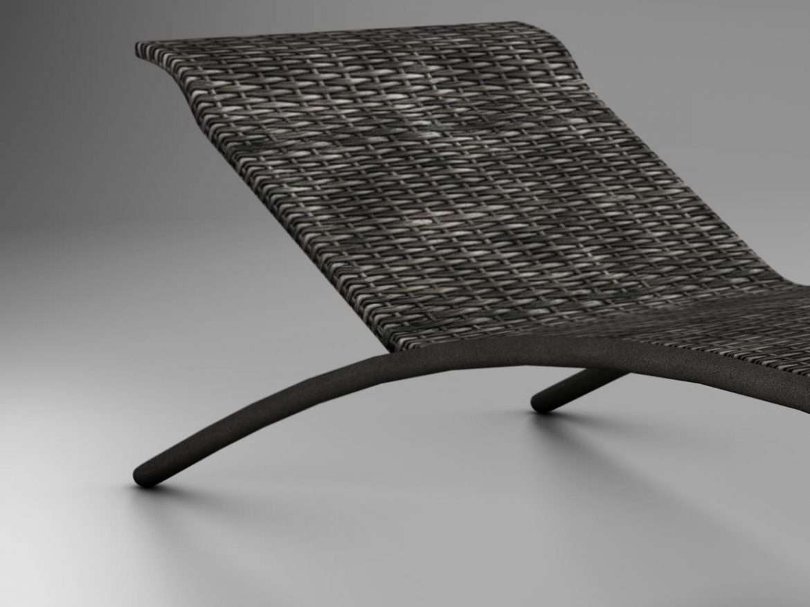 sunbed chair 3d model 3ds max fbx c4d ma mb obj 162644