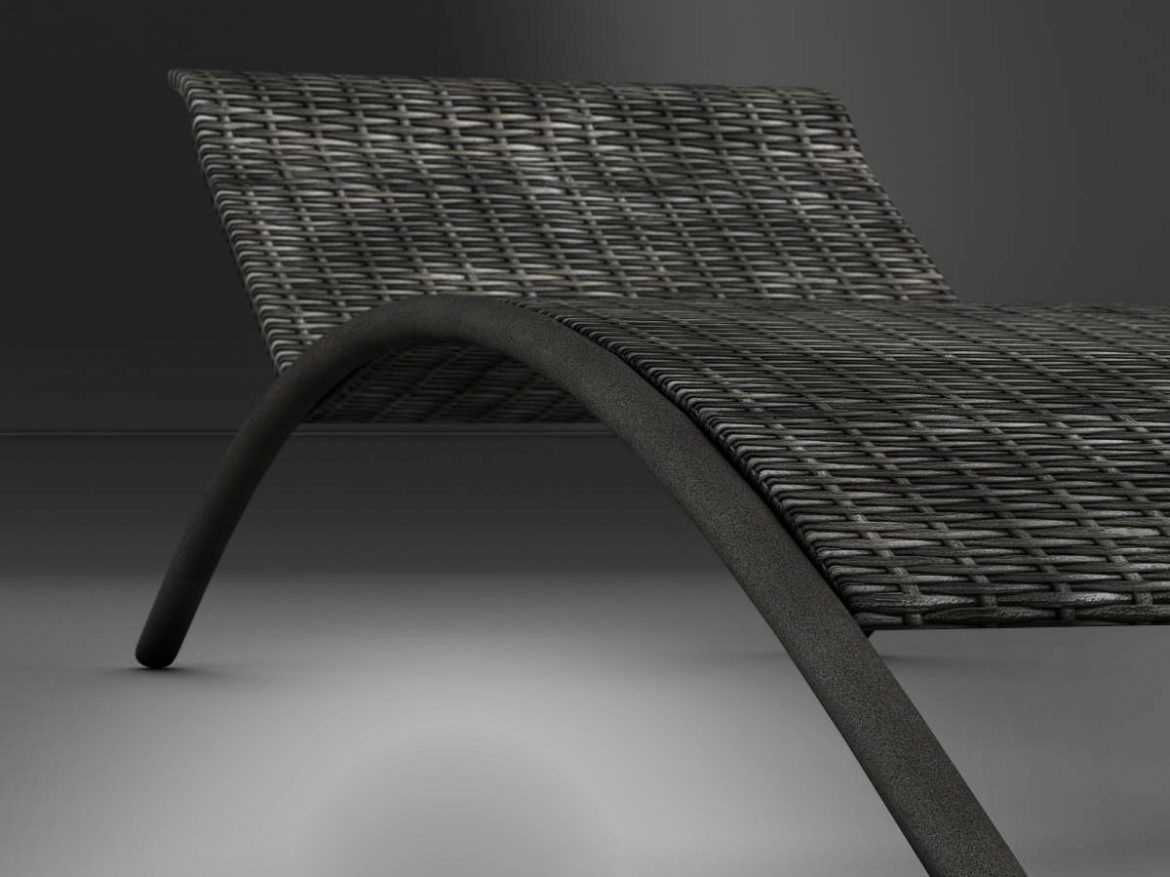 sunbed chair 3d model 3ds max fbx c4d ma mb obj 162645