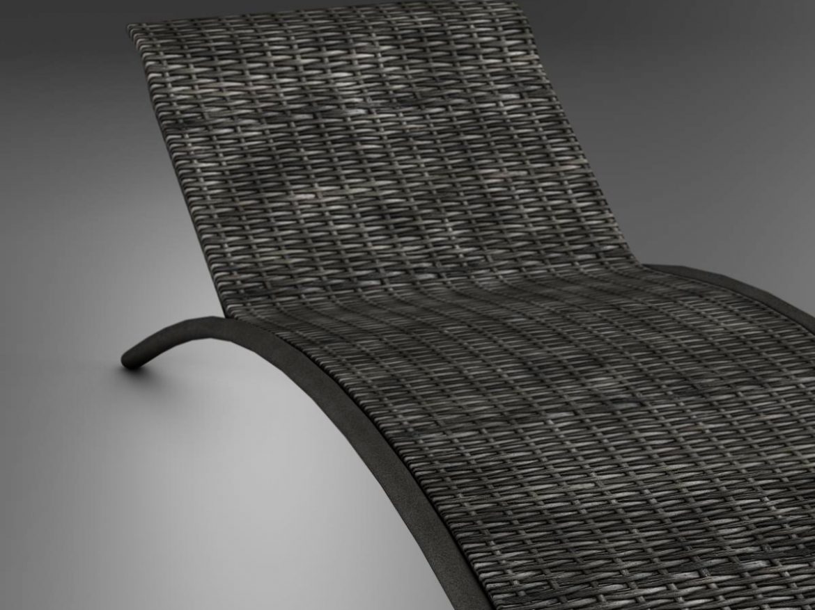 sunbed chair 3d model 3ds max fbx c4d ma mb obj 162646