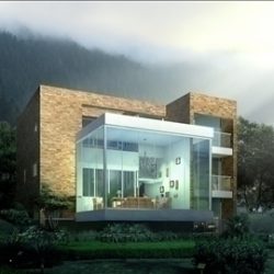 house 013 3d model 3ds max psd 91361