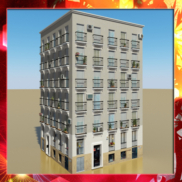 photorealistic low poly building 11 3d model 3ds max obj 149208