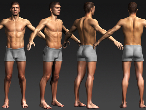 daniel – various formats 3d model 3ds lwo obj 114354