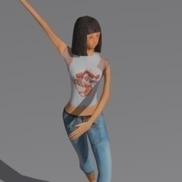 game ready woman 001 – lucy 3d model 3ds max 78833