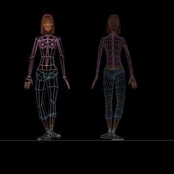 game ready woman 001 – lucy 3d model 3ds max 78836
