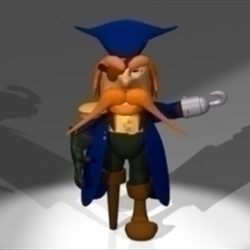 pirate 3d model 3ds dxf lwo 80819