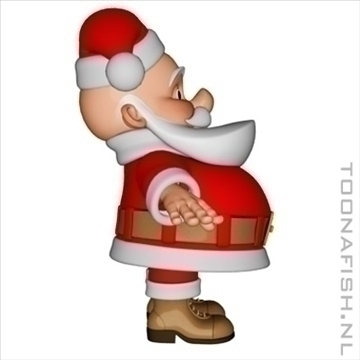 santa 3d model lwo other hrc xsi obj 100500