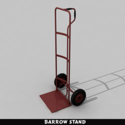barrow stand 3d model 3ds max fbx obj 116783