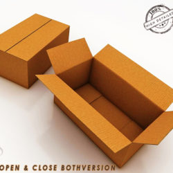 cardboard box 3d model 3ds max fbx obj 117893
