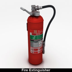 fire extinguisher 3d model 3ds max fbx obj 116774