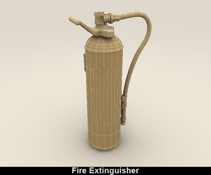 fire extinguisher 3d model 3ds max fbx obj 116779