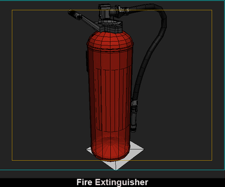 fire extinguisher 3d model 3ds max fbx obj 116781