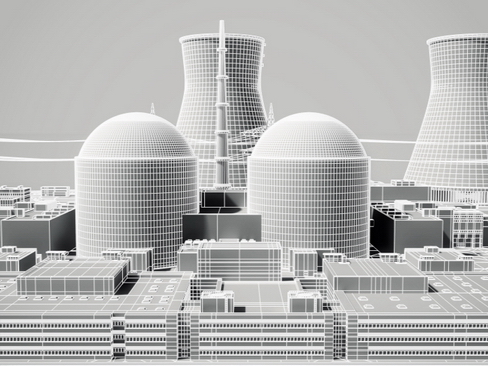 nuclear power plant 3d model 3ds max c4d lwo ma mb obj 118256