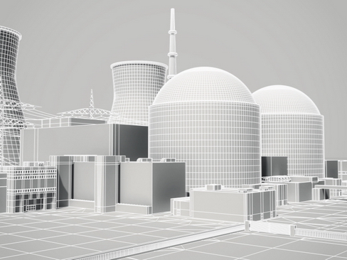 nuclear power plant 3d model 3ds max c4d lwo ma mb obj 118257