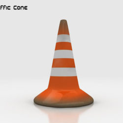 road traffic cone 3d model 3ds max fbx obj 115606