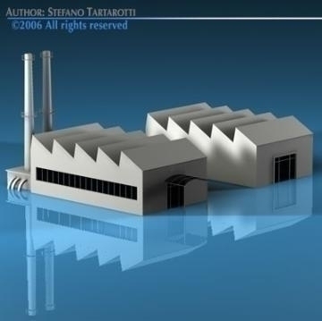 stilizedcity-factory 3d model 3ds dxf c4d obj 78581