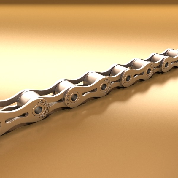 bicycle chain link high res 3d model 3ds max fbx obj 132108