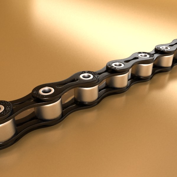 bicycle chain link high res 3d model 3ds max fbx obj 132113