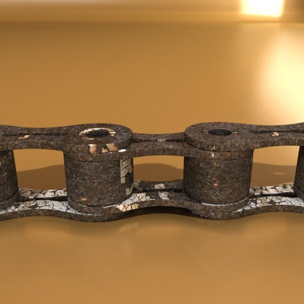 bicycle chain link high res 3d model 3ds max fbx obj 132118