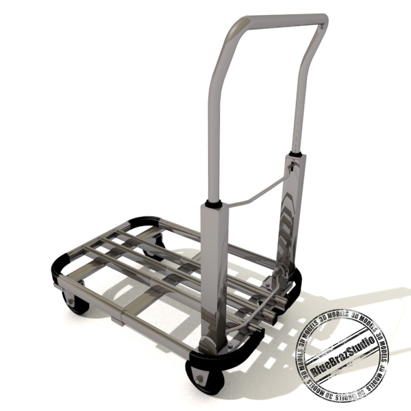 folding trolley 3d model 3ds dxf fbx c4d dae 145855