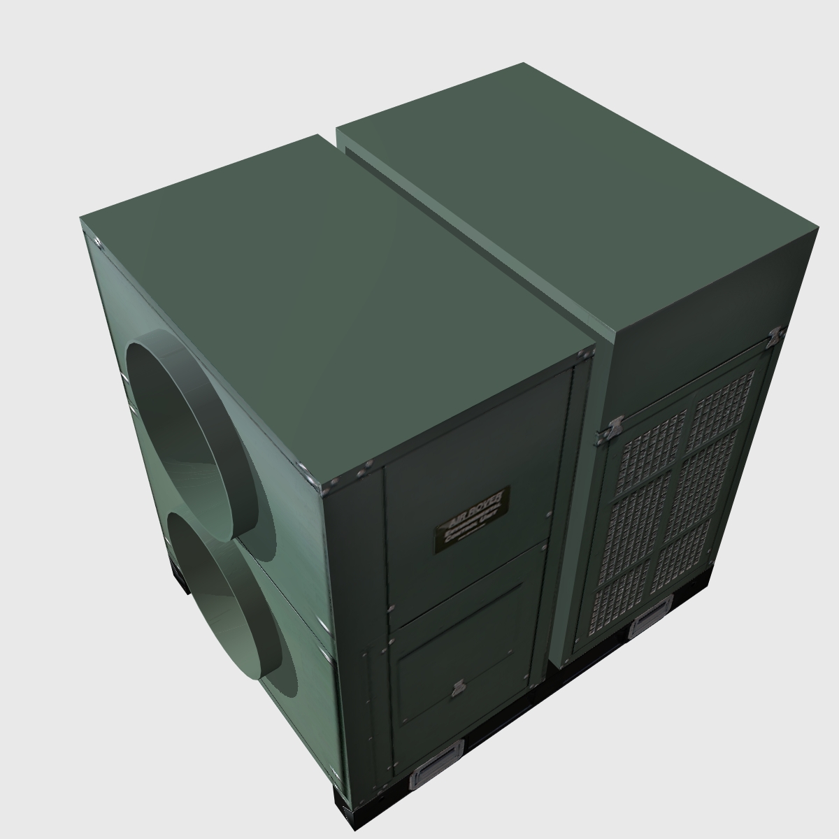 hvac air rover unit 3d model 3ds dxf cob x obj 153094
