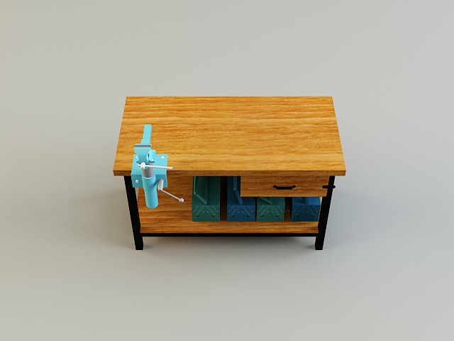 work bench 3d model 3ds max obj 139180