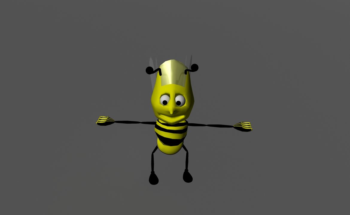 honey bee 3d model ma mb 116130