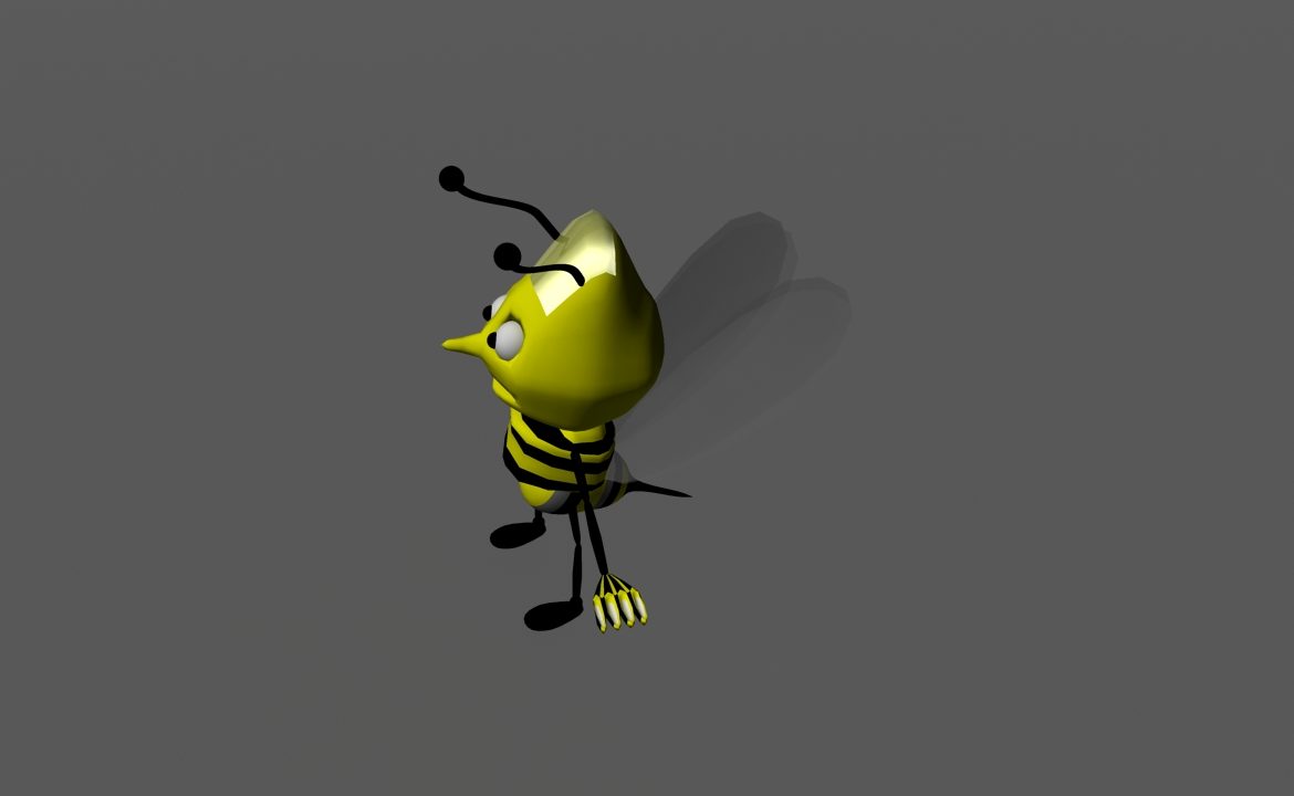 honey bee 3d model ma mb 116131