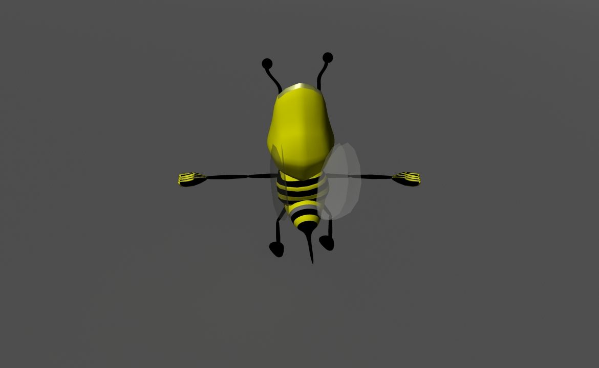 honey bee 3d model ma mb 116134
