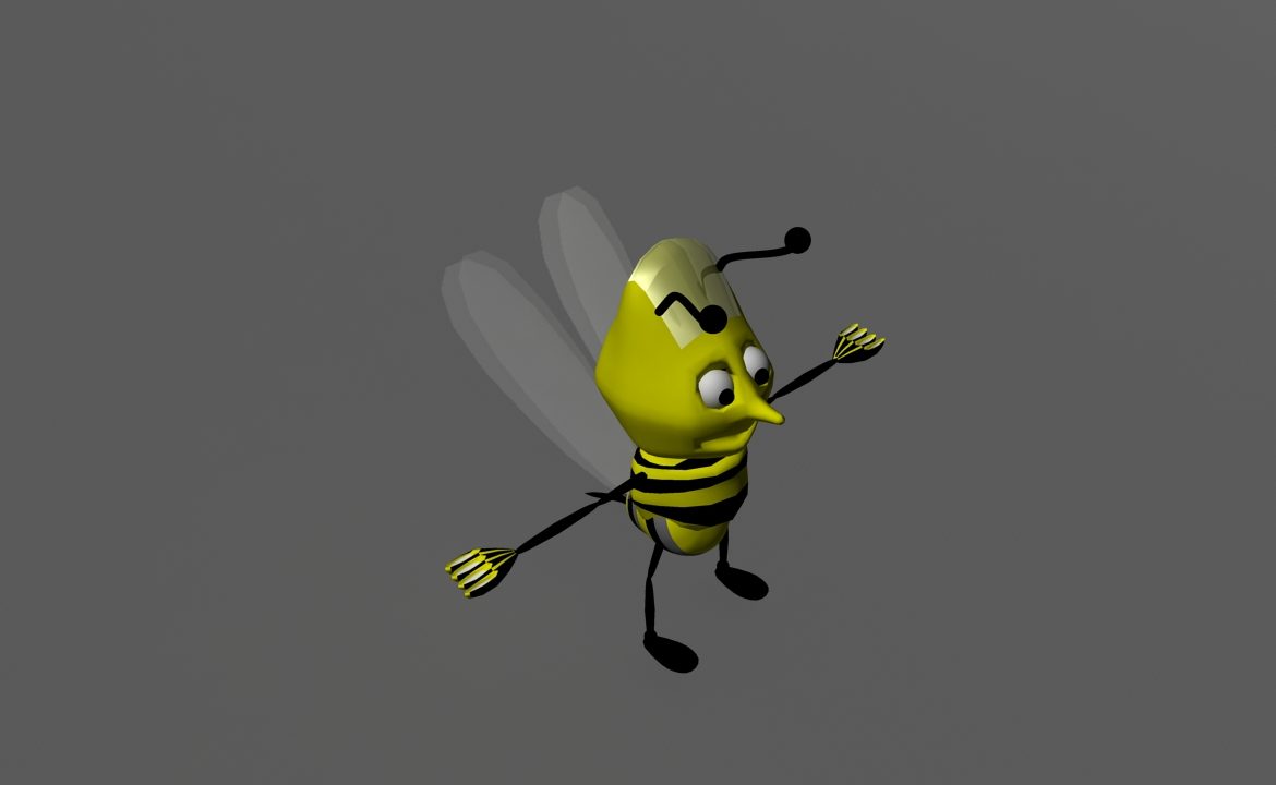 honey bee 3d model ma mb 116136