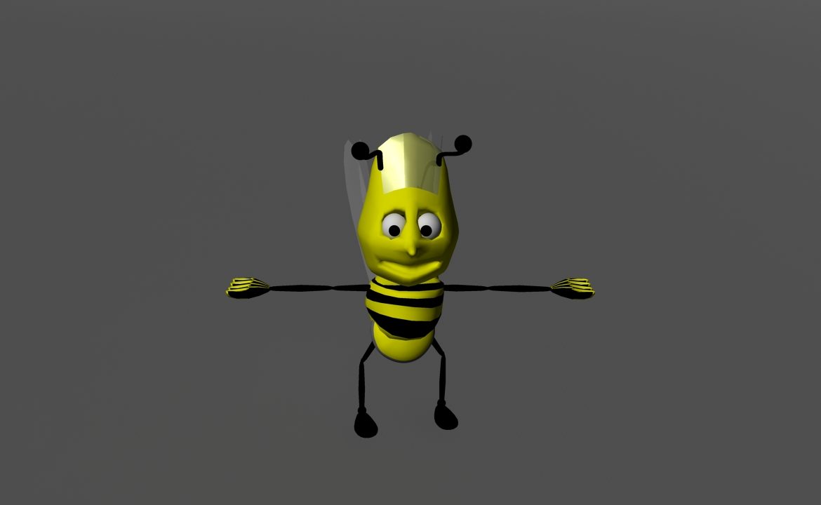 honey bee 3d model ma mb 116137