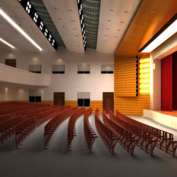 auditorium room 003 3d model max 125434