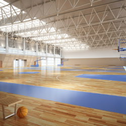 basketball gymnasium arena 3d model 3ds max 138829
