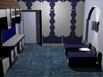 bedroom 05 3d model 3ds 94114