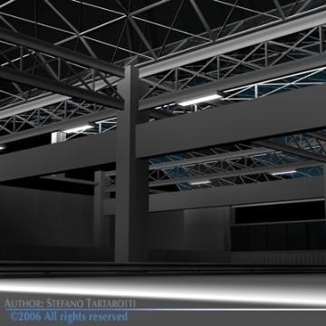 car parking building 3d model 3ds dxf c4d obj 77680