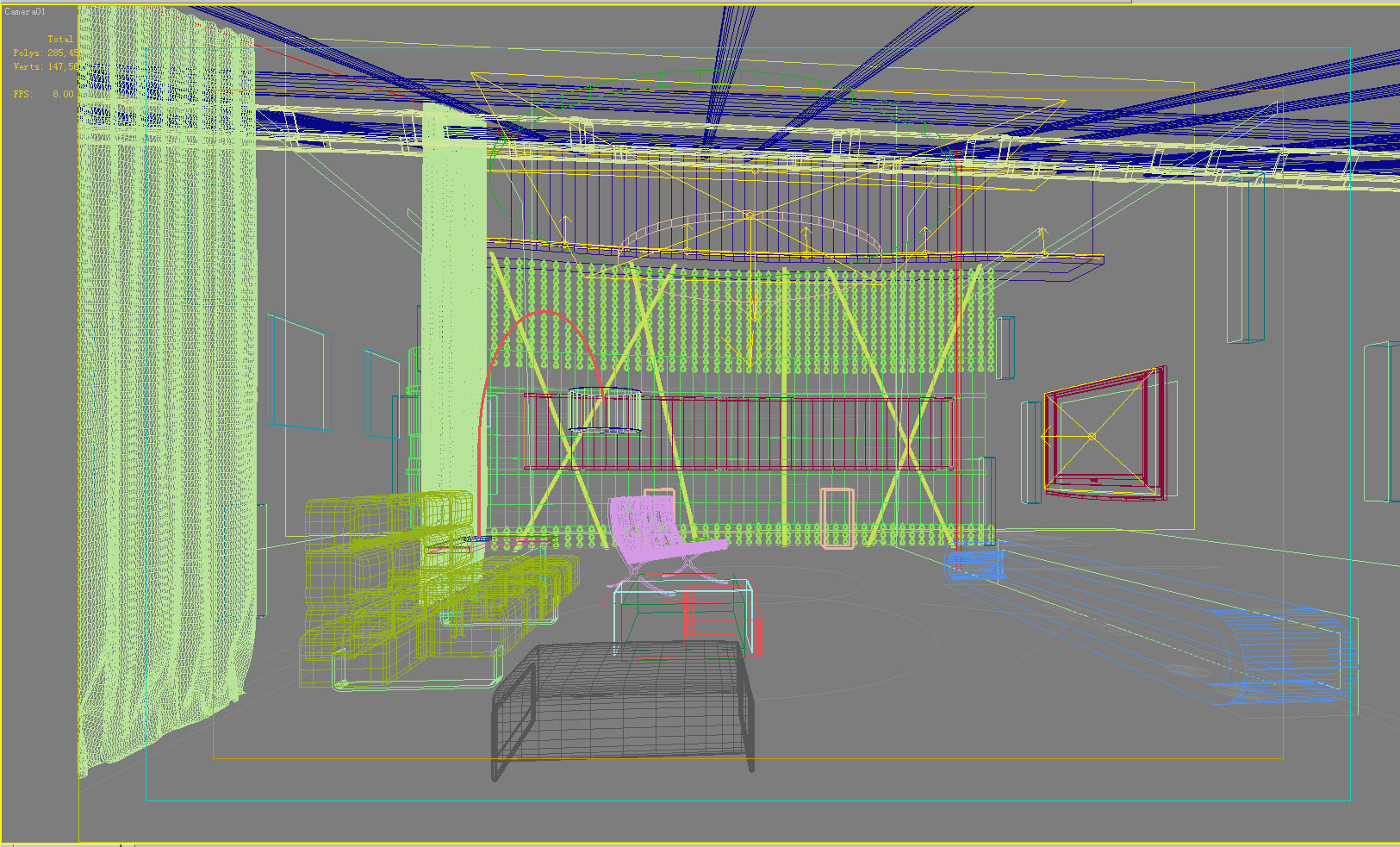 commercial space 021 3d model max 138876