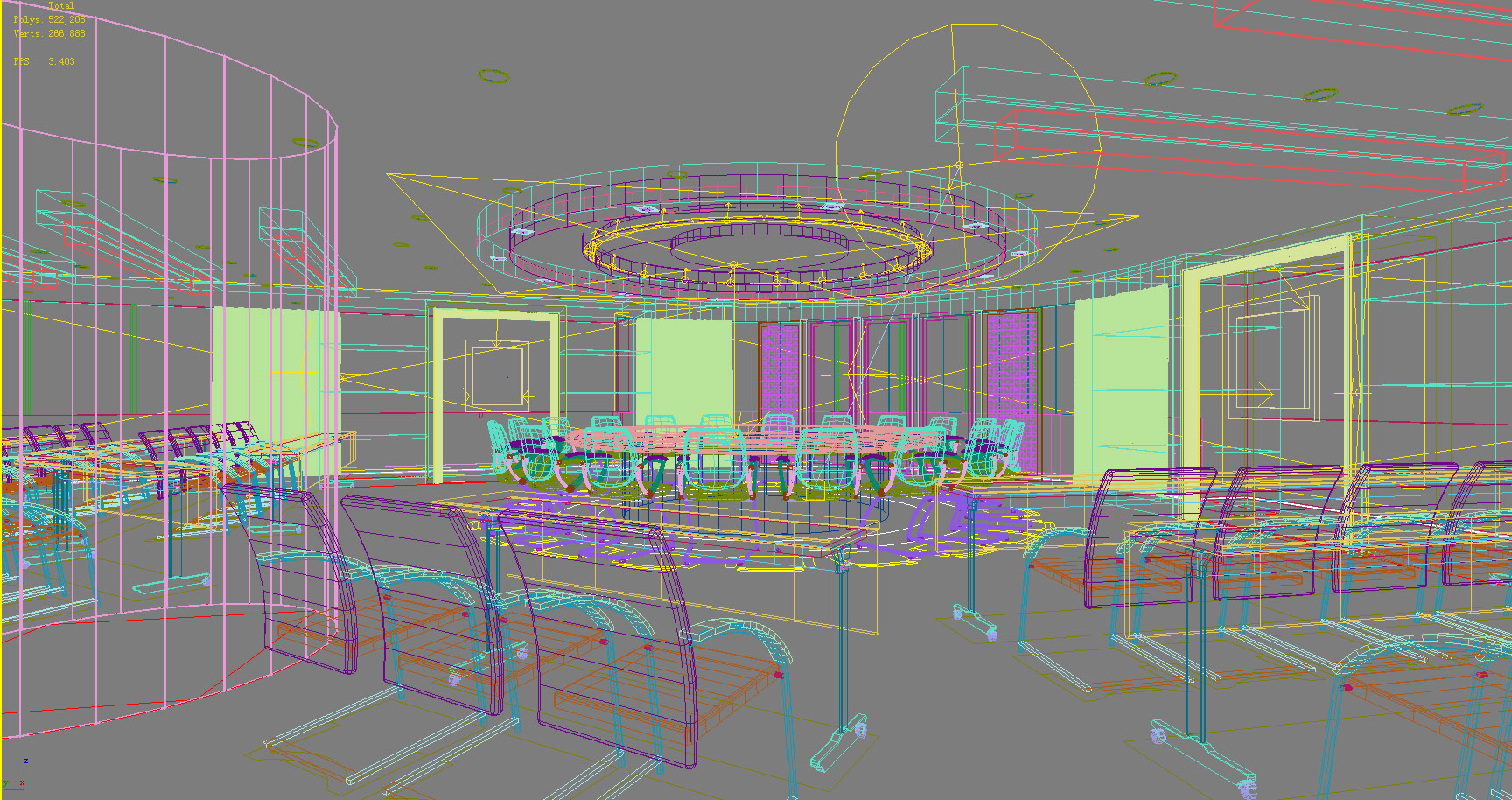 conference 081 two 3d model max 133623