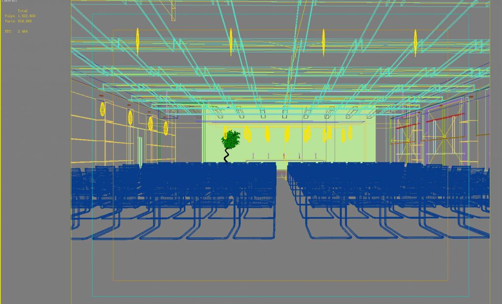 conference 101 3D Model FlatPyramid