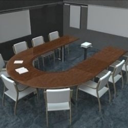 conference room 3d model ma mb obj 91917