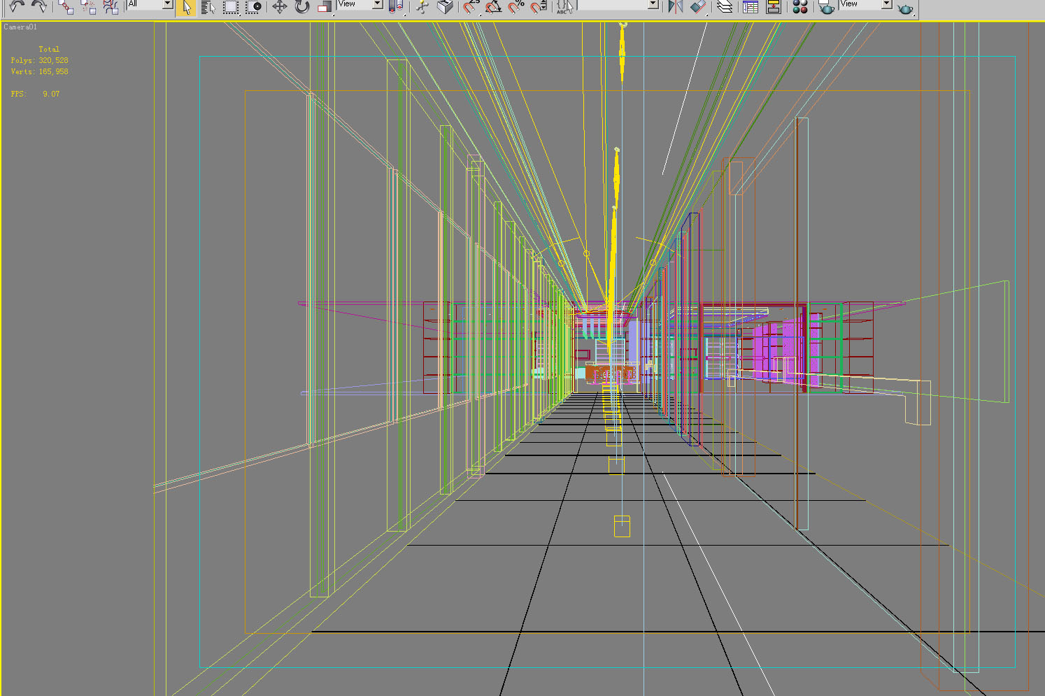 corridor 032 two 3d model max 139503