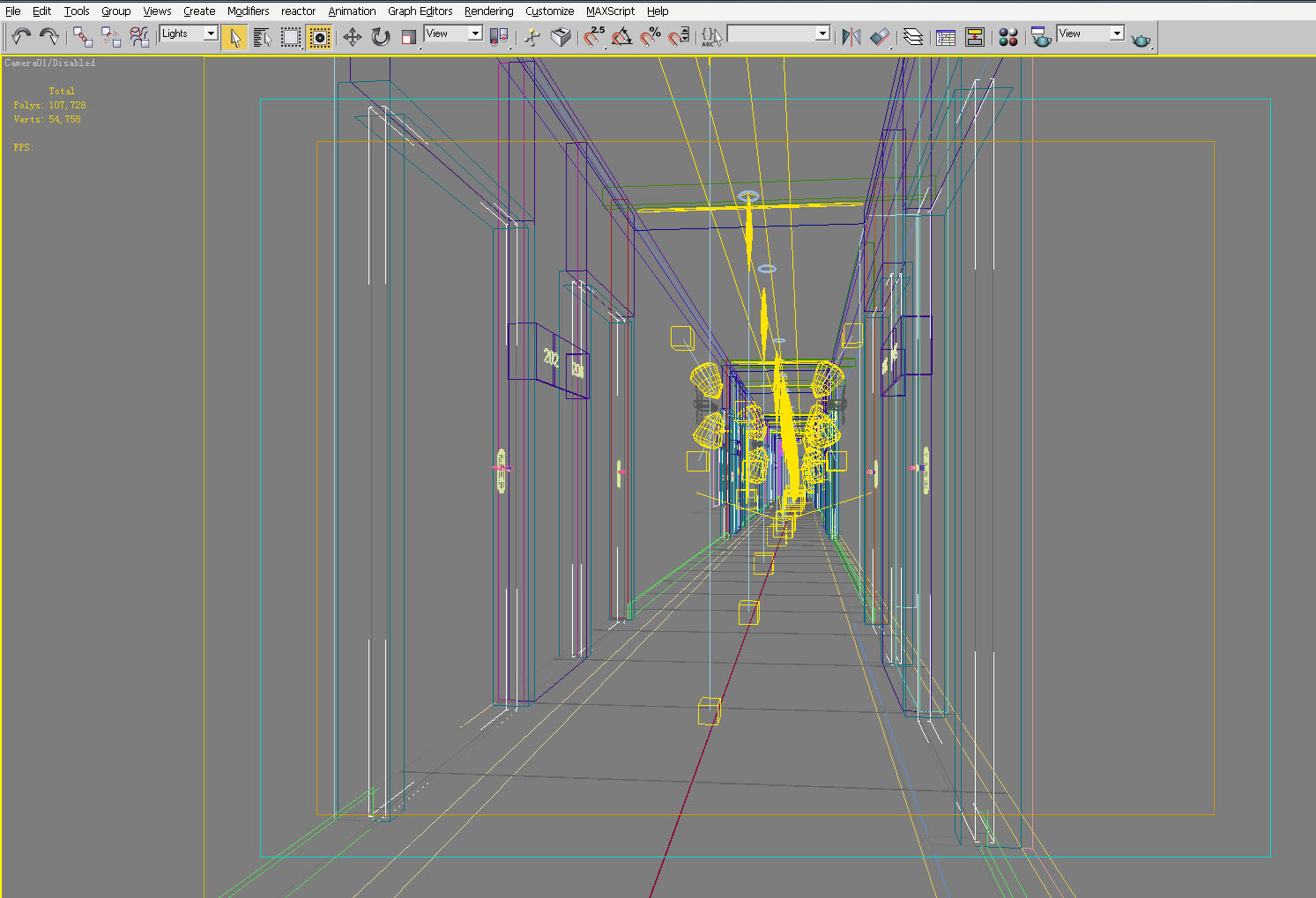 corridor 043 two 3d model max 139525