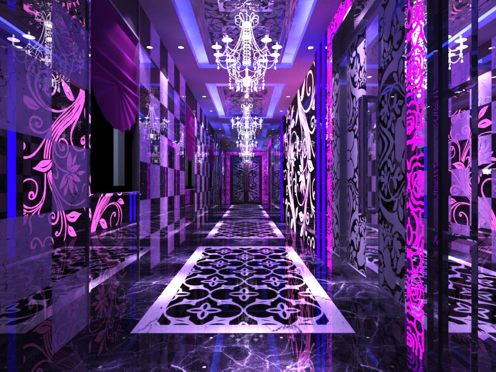 corridor space 038 3d model max 134555