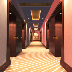 corridor space 040 3d model max 134559